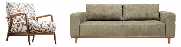 Wohnlandschaft Sofa Couch Set Sitzgruppe Sitzgruppe Lounge Polstergarnitur 3+1