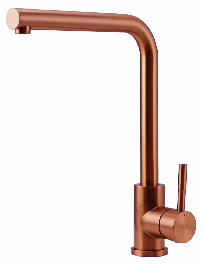 Miscelatore per lavello, finitura PVD rame, modello PS8040-62, serie Pure.Sink