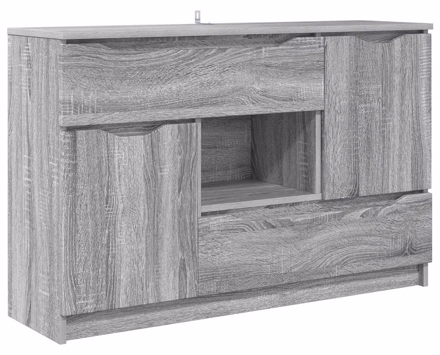 Credenza Grigio Sonoma 100 x 30 x 65,6 Legno multistrato