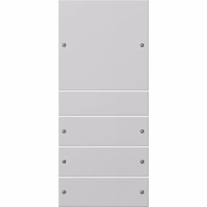 Set di interruttori a bilanciere Gira 4f (1+3) Sistema 55 Grigio (laccato) 2184015