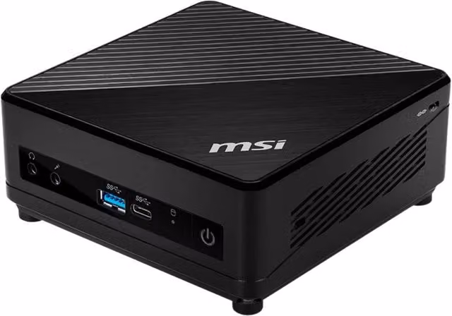 Mini PC MSI Cubi 5 10M con Intel Celeron 5205U, 4GB RAM, 128GB SSD, Nero – 1