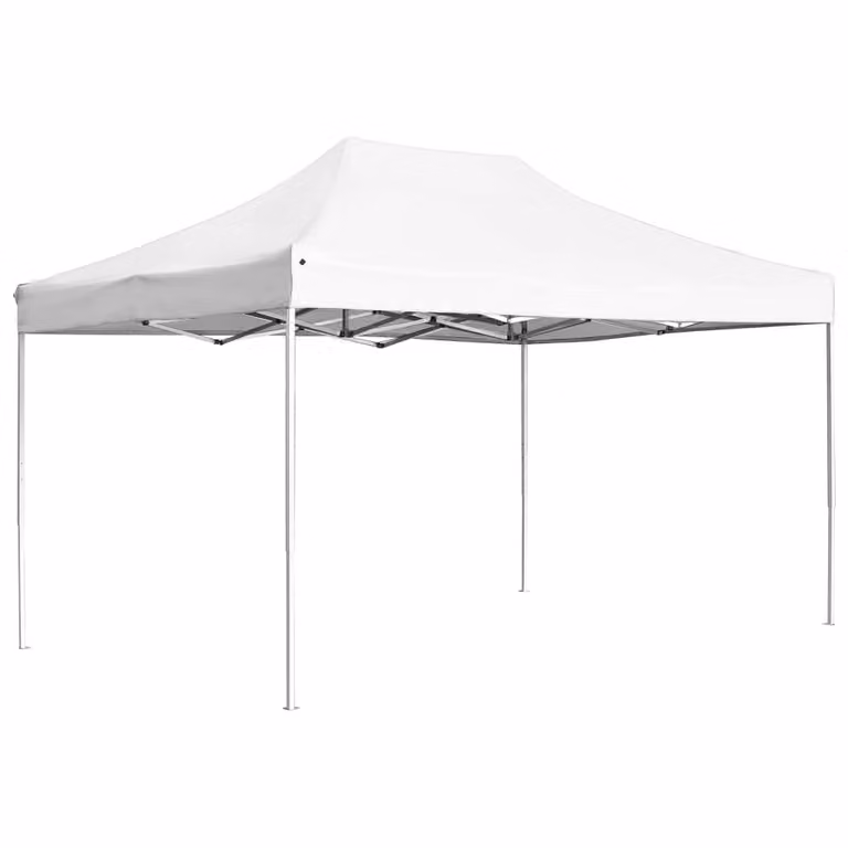 Maison Exclusive - Tenda da festa professionale, pieghevole, in alluminio, 4,5x3 metri, bianca