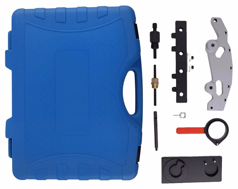 Set di strumenti per la fasatura, acciaio di alta qualità, design compatto, compatibile con i motori M52TU, M54, M56, allineamento preciso della fasatura, costruzione robusta