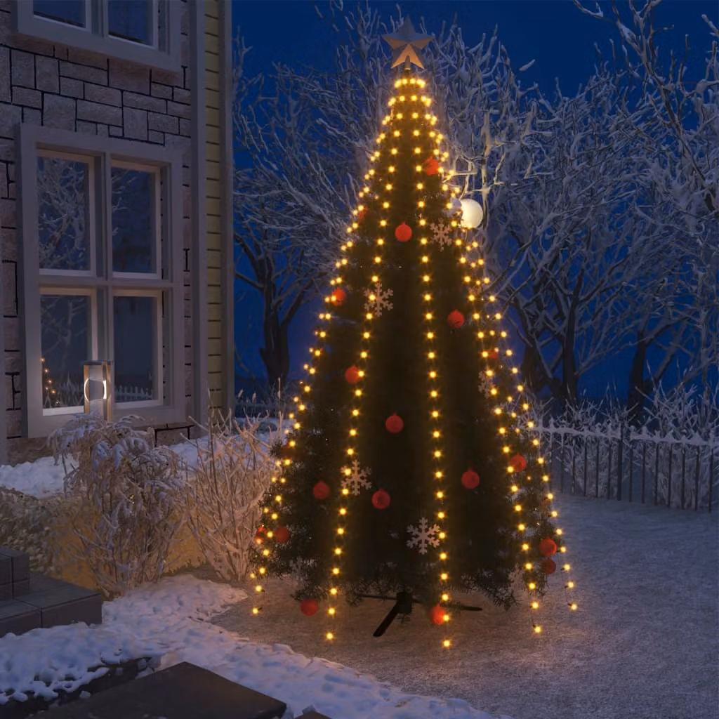 The Living Store Rete luminosa per albero di Natale con 300 LED 300 cm