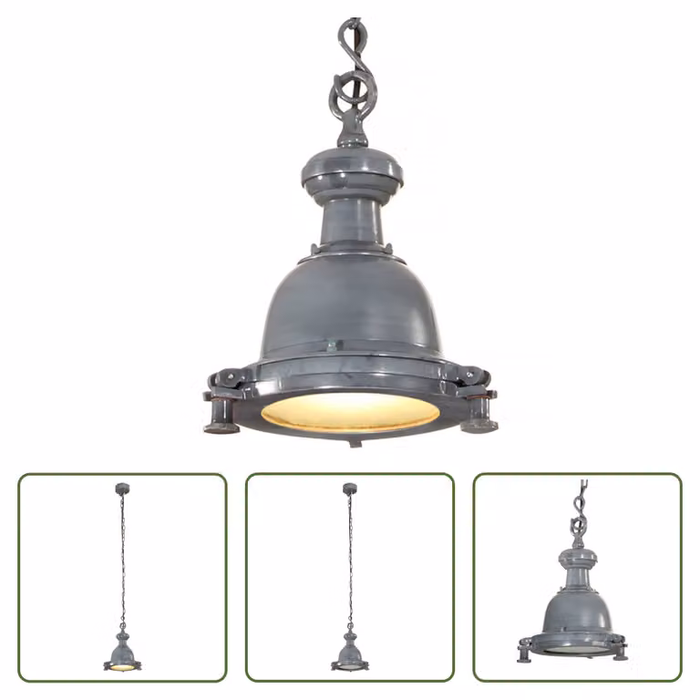 The Living Store Lampada a sospensione 25x25x138 cm Alluminio