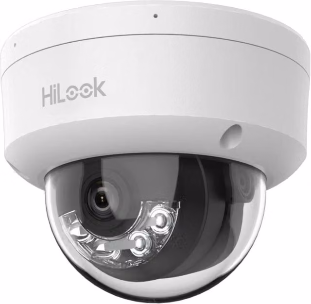 Telecamera di sorveglianza IP Dome Hikvision HiLook 8MP 2.8mm PoE IPC-D180HA-LU bianca