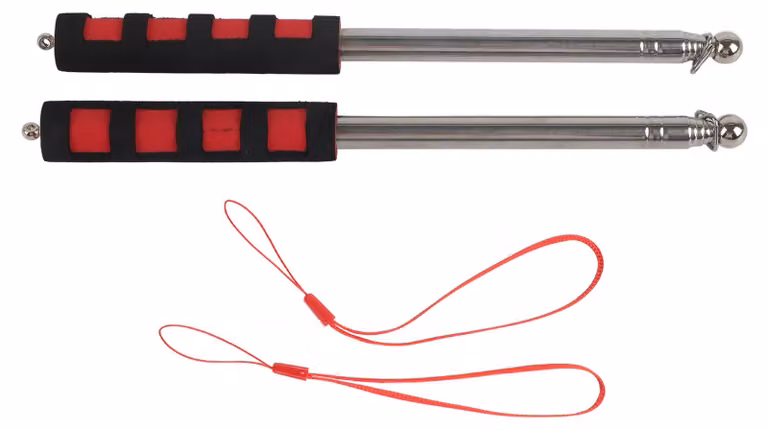 2 pezzi di pennone portabandiera portatile in acciaio inossidabile da 120 cm, pennone portabandiera portatile, telescopico, estensibile