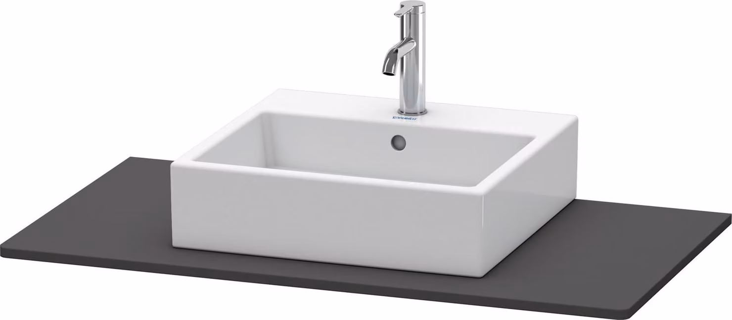 Console Duravit XSquare, 1 découpe, 1000x16x550mm, XS060E08080, XS060E08080