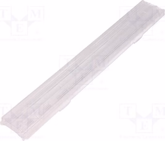 1 lente per LED ad angolo retto, altezza: 12 mm, modello F15952_LINNEA-O-B, lenti trasparenti