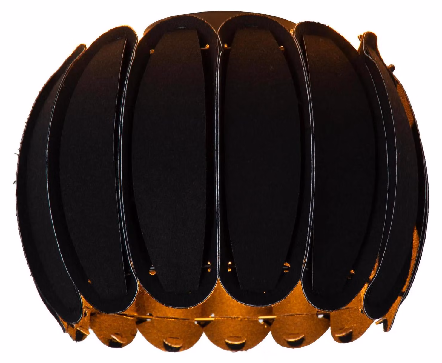 Lampada da soffitto con paralume nero in feltro SPENCER 1xE27 40W Lucide