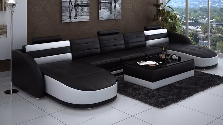 Polster Ecke Couch Designer Sitz Möbel Couchen Moderne Sofa Eckgarnitur U-Form
