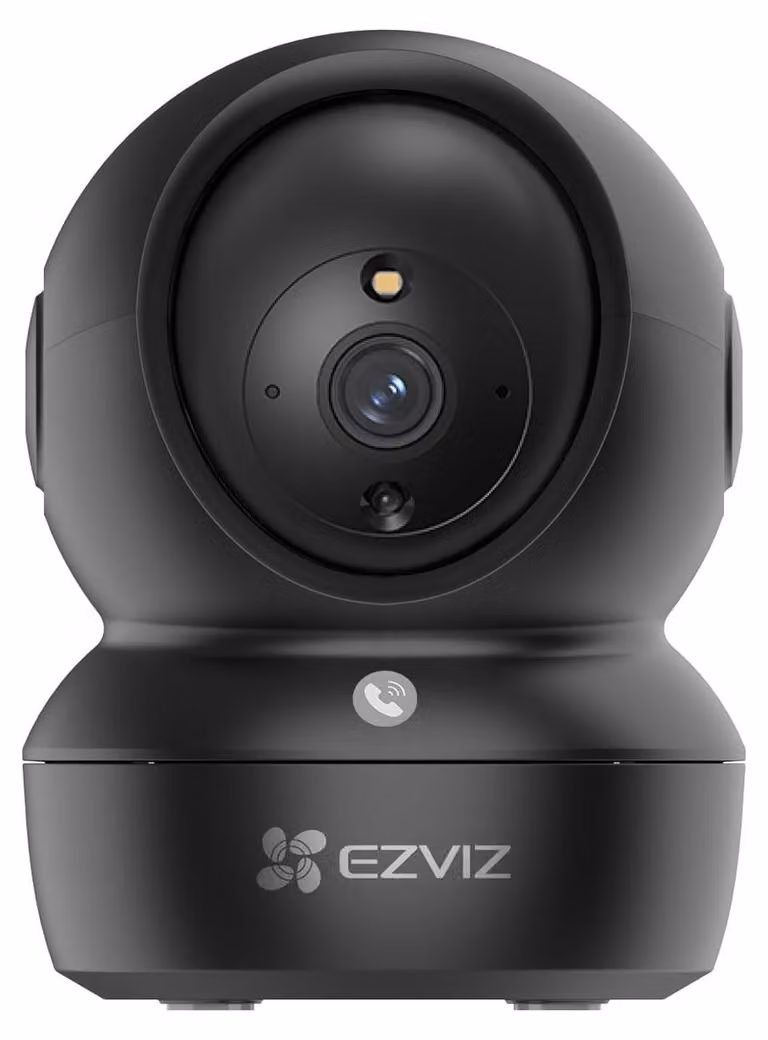 Telecamera di sorveglianza per interni - 360° PTZ - 2K - Visione notturna - Nera