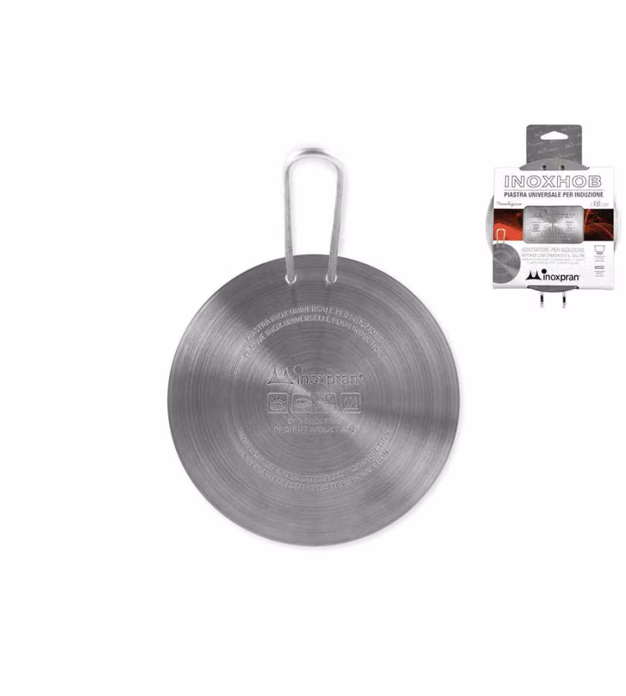 Inoxpran Piastra Induzione Inox 16 cm Acciaio Inossidabile Grigio