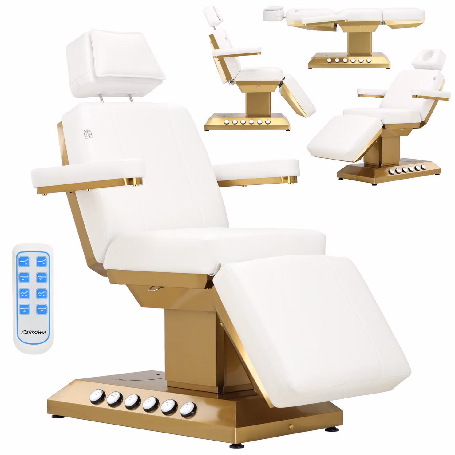 Poltrona estetica elettrica per salone di bellezza pedicure regolazione controllo a pedale + telecomando 3 attuatori Bologna