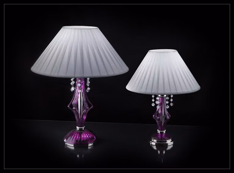 Leuchte Kristall Schreibtisch Lampe Tischlampe Elite Bohemia Steh Nachttisch