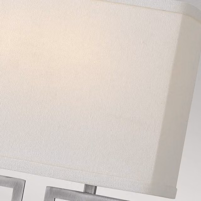 Applique Contemporanea Lanza Acciaio Nichel Antico 2 Luci E14