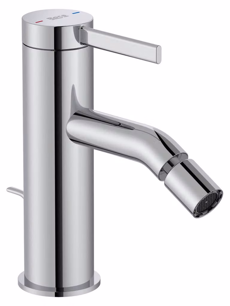 ROCA Miscelatore per bidet ONA: risparmio idrico ed energetico con scarico automatico, cromato