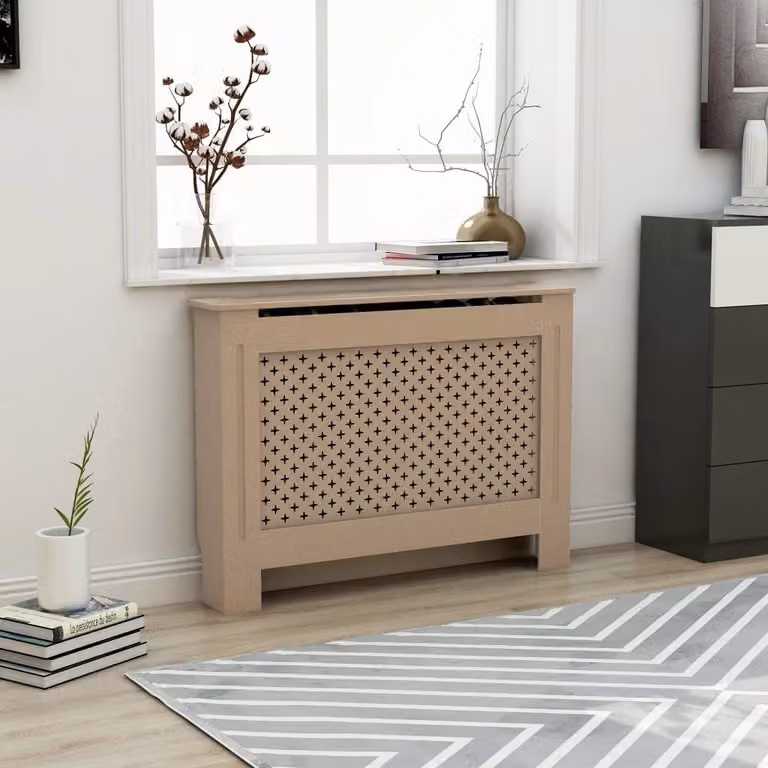 The Living Store Rivestimento per radiatori 112x19x81,5 cm MDF
