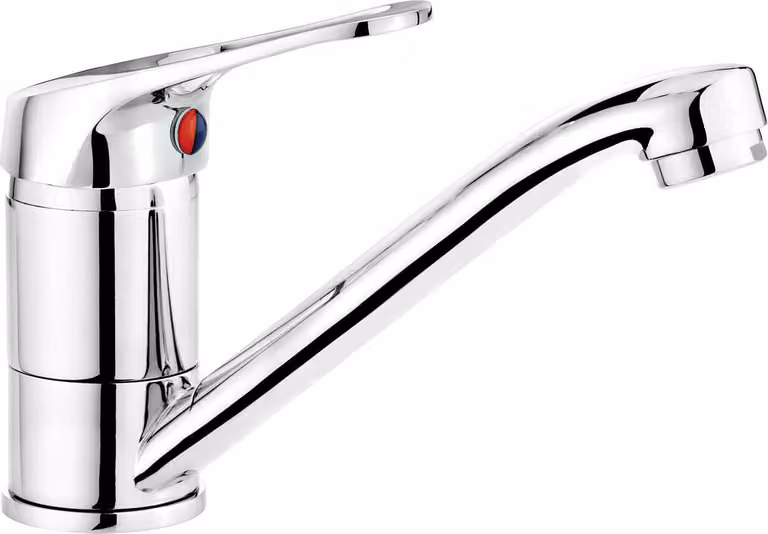 Lobo cromo - Miscelatore per lavabo con bocca girevole (BYU_026M)