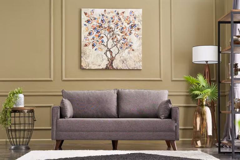 Hanah Home, Bella- BLC2581, marrone, divani letto, struttura: abete e MDF