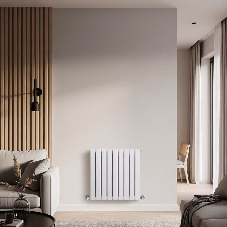 Radiatore Orizzontale Design Bianco 635x630mm 450W - Delta