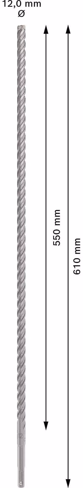 PRO SDS plus-5X Trapano a percussione, 12 x 550 x 610 mm