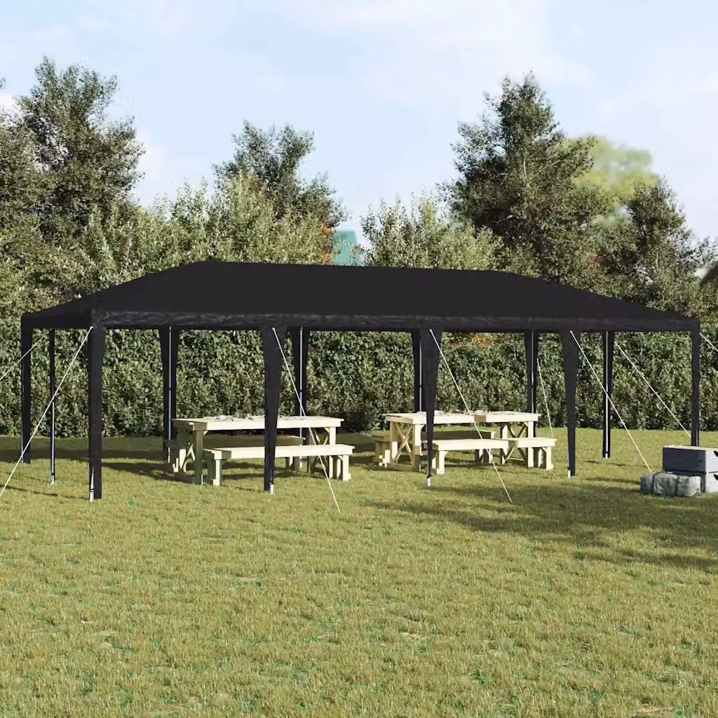 Tenda Party vidaXL Antracite in Acciaio e Polietilene L 800 x P 400 x H 266 cm
