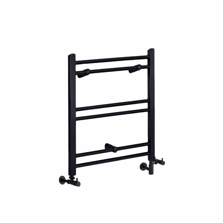 Scaldasalviette Nero Piatto Termoarredo Bagno Nox - Hudson Reed