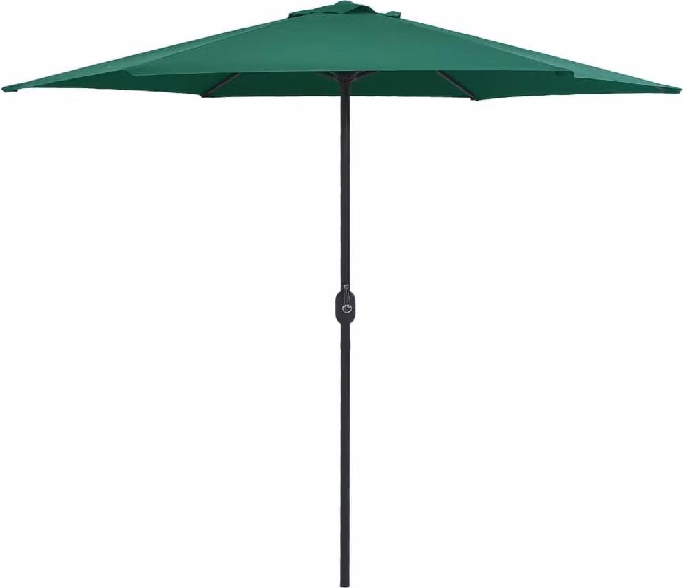 Maison Exclusive - Ombrellone con palo in alluminio, dimensioni 270x246 cm, colore verde