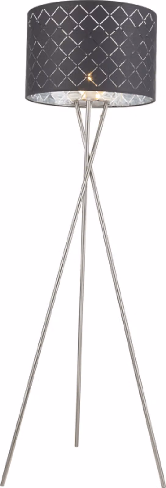 Globo Lighting lampada da terra in metallo nichel opaco, 1x E27