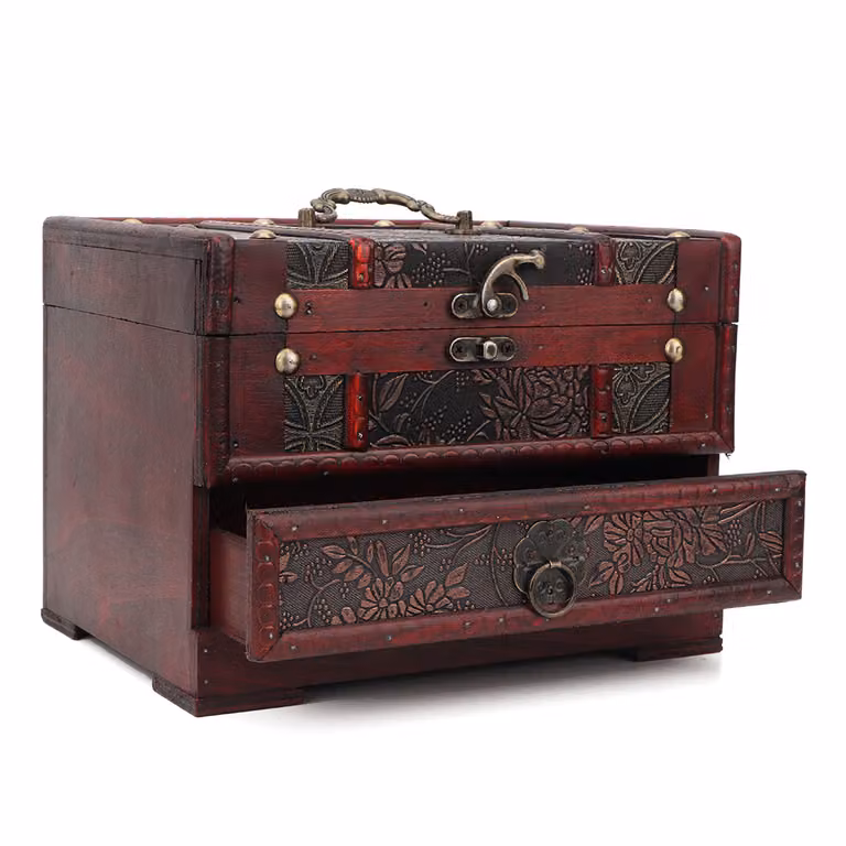 Scatola per gioielli, scatola per gioielli in legno, scatola per gioielli, portagioie in legno, scatola in legno, organizer per gioielli, cassetto per gioielli