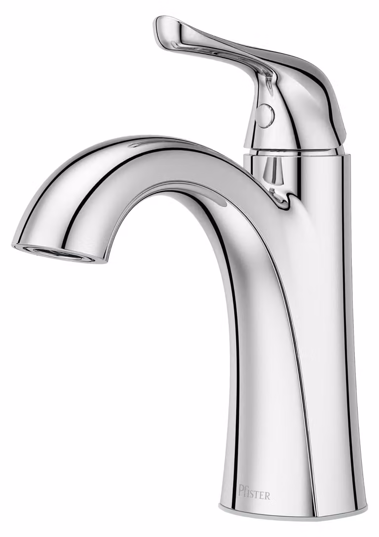 Miscelatore monocomando per lavabo Pfister Willa LF042MALCC, con un'unica leva