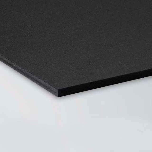 Pannello in PVC Forex Signorbit nero, Spessore: 10 mm, L: 100 cm, P: 150 cm