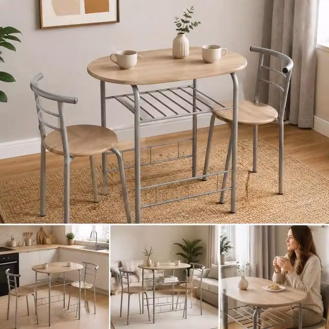 Breakfast Table Bar Set MDF