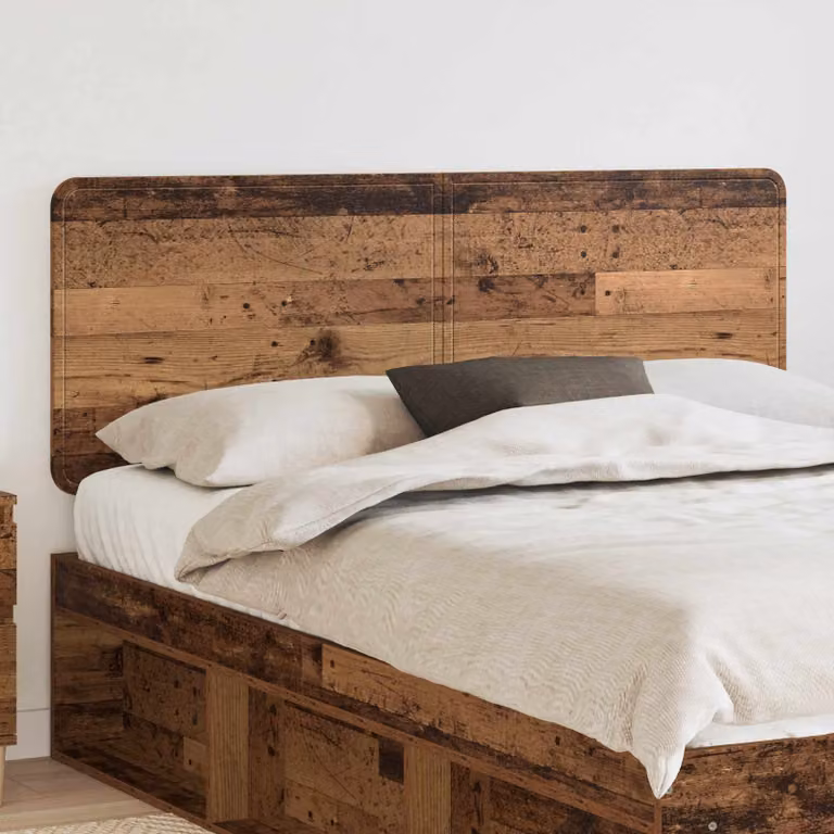Testiera per letto moderna vidaXL in legno ingegnerizzato color marrone