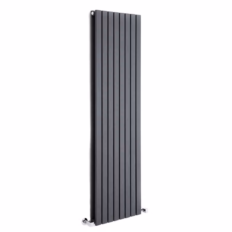 Radiatore Verticale Design Antracite 1780x472mm 1510W - Alta Potenza - Stile Moderno - Sloane