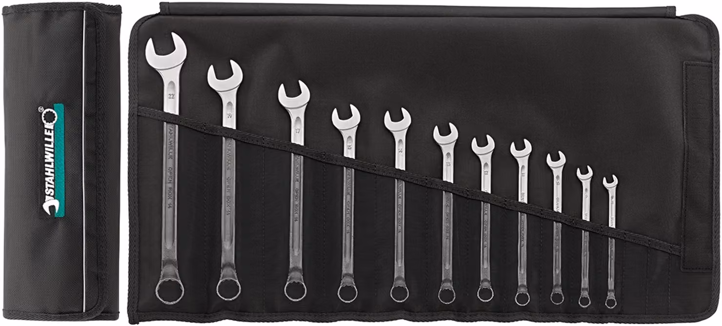 Set di chiavi combinate Stahlwille OPEN-BOX lunghe n. 14/11 11 pz.