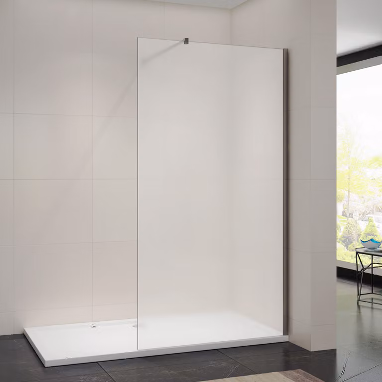 Cabina doccia 120x200cm, con stabilizzatore, con range di regolazione, cabine doccia con nano-rivestimento