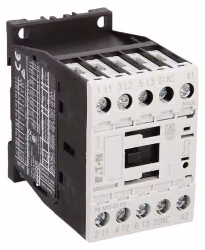 Interruttore magnetotermico 12A, 3 poli, 24V DC, serie 0Z 1R, modello DILM12-01-EA (24VDC), codice prodotto 190036