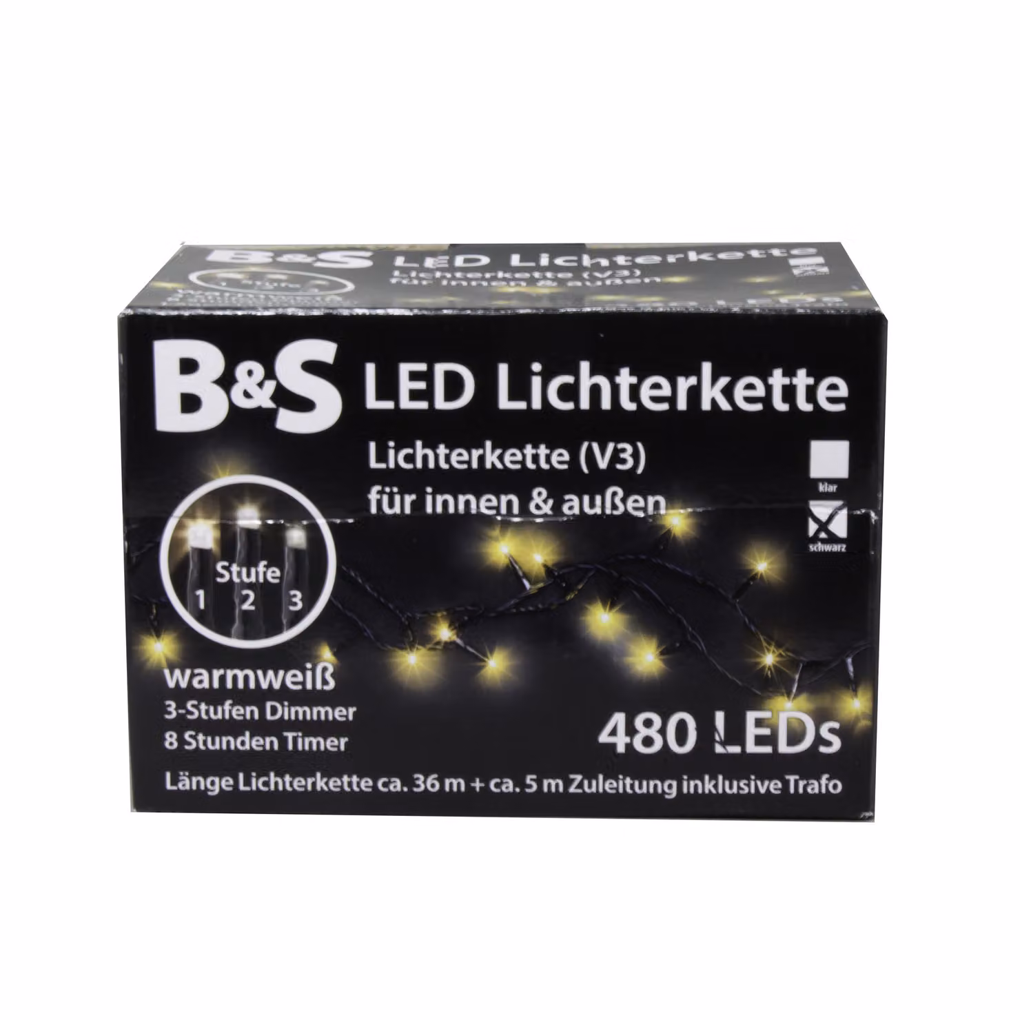 Luci fiabesche 480 LED con funzione timer di 8 ore Dimmer a 3 livelli
