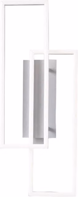 Lampada a Parete LED Dyana Gealuce in Alluminio Bianco Satinato, 40W, 2150lm, 3000K, Dimmerabile, Luce Diretta verso il basso