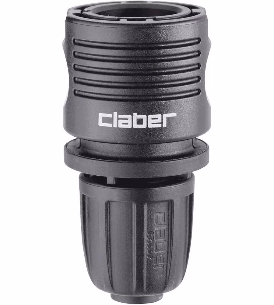 Claber Raccordo automatico 1/2" per tubo collettore nero piccolo