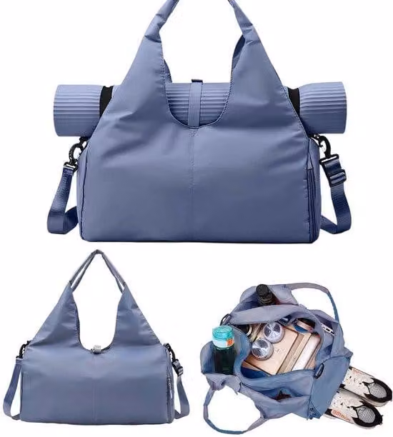 Borsa sportiva con supporto per tappetino da yoga e scomparto per le scarpe