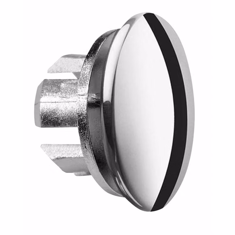 Copri-troppopieno per lavabo da 35 mm, cromato