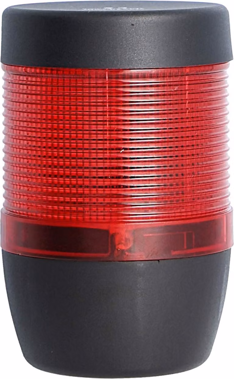 Colonna segnaletica STEX24 rossa, 70 mm, 24 V CA/CC, luce lampeggiante a LED SS70-OB1/24 107 Dimensioni Lunghezza 106,0 mm, diametro 70,0 mm - 1 pezzo