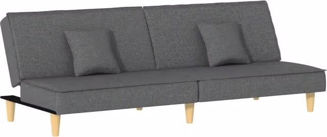 Divano letto | Sof¨¤ letto | Letto singolo Grigio Scuro in Tessuto