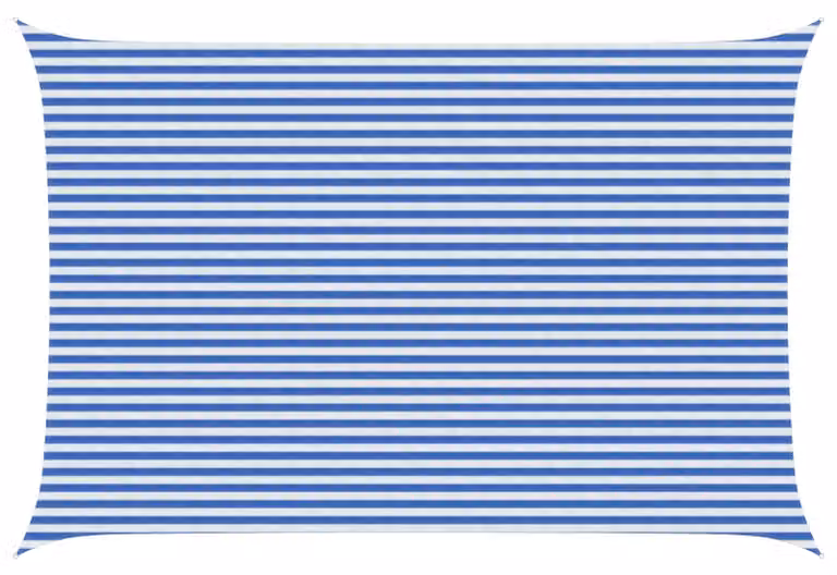 Telo Ombra Blu e Bianco 4 x 7 m HDPE