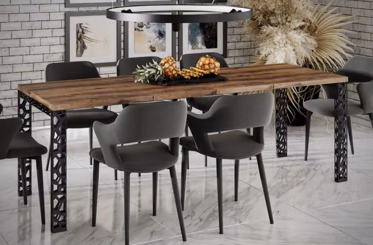 Tavolo pieghevole MATIO 80(170)x80 rovere monastero