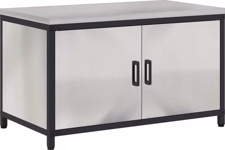Stoccaggio in cucina HATTEM Argento 90 x 50 x 53 cm Acciaio