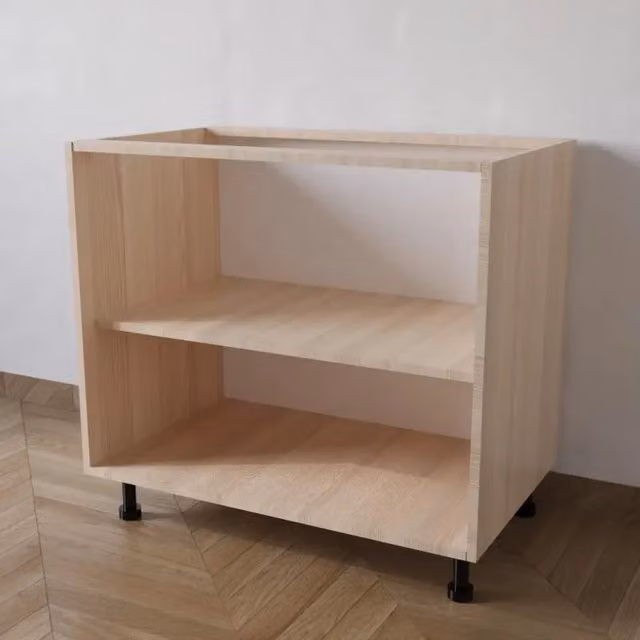 Base cucina Calandrelli in rovere senza anta, L: 90 cm, P: 55,5 cm, H: 72 cm